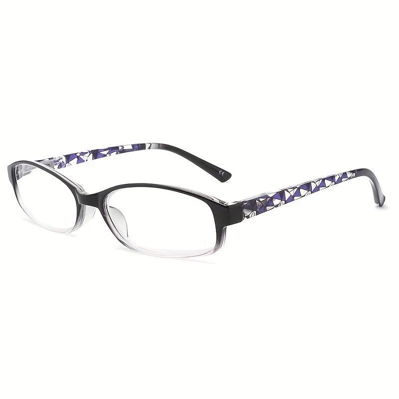 Light Blocking Ladies Reading Glasses Spring Hinge Anti Glare UV Eyeglasses