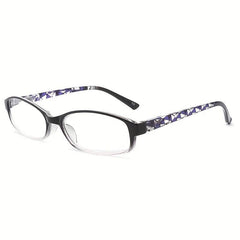Light Blocking Ladies Reading Glasses Spring Hinge Anti Glare UV Eyeglasses