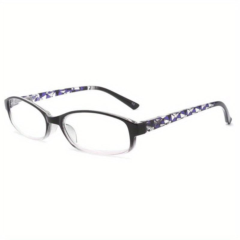 Light Blocking Ladies Reading Glasses Spring Hinge Anti Glare UV Eyeglasses