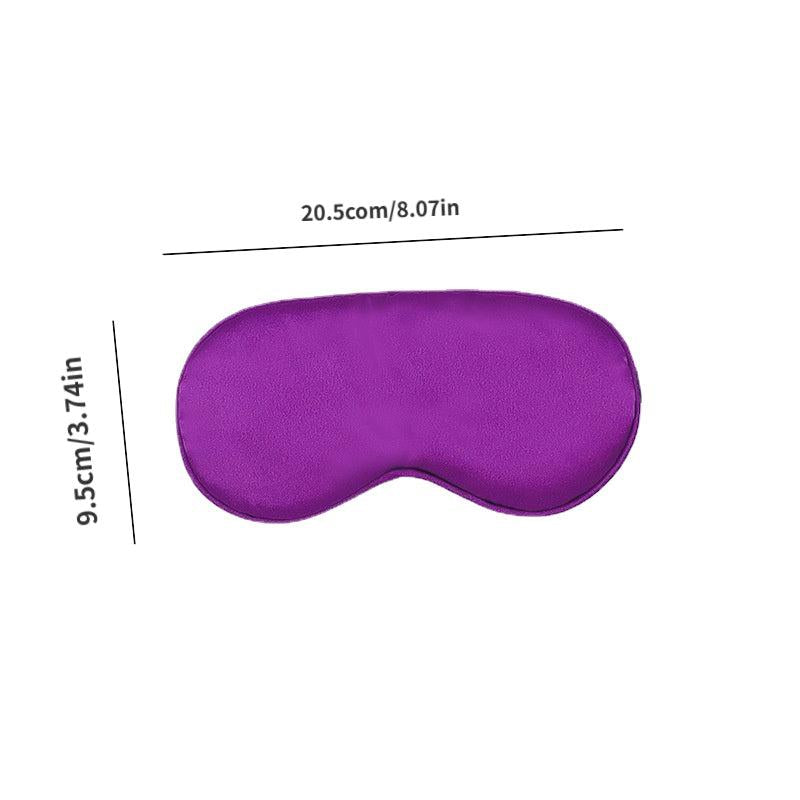 Simulation Silk Sleep Eye Mask Breathable Car Road Trip Travel Office Sleeping
