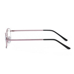 Metal Round Frame Reading Glasses Light Blocking Lens Unisex
