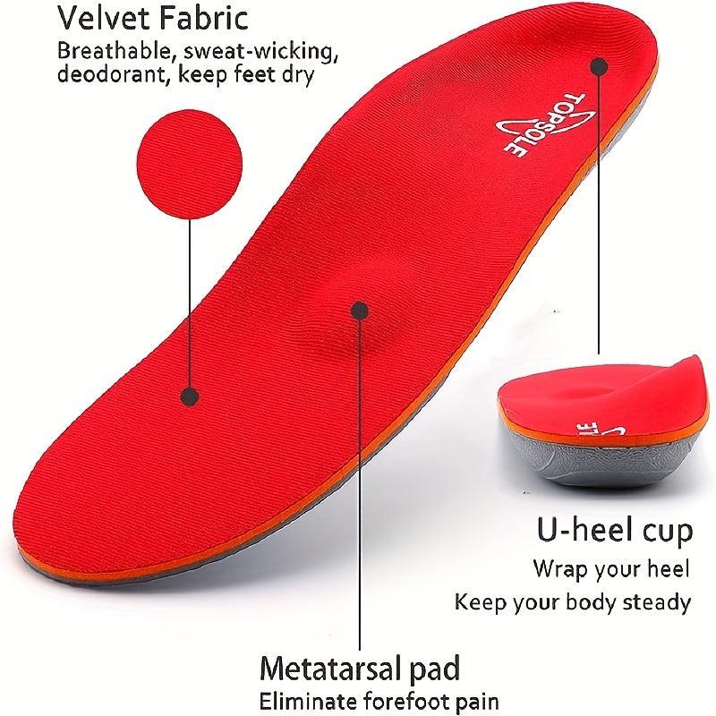Plantar Fasciitis Arch Support Insoles Men Women Orthotic Flat Feet