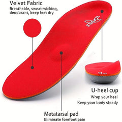 Plantar Fasciitis Arch Support Insoles Men Women Orthotic Flat Feet