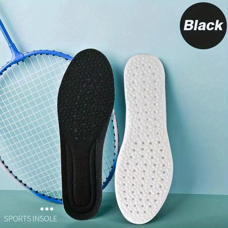High Elastic 4D Unisex Sport Insoles - Shock Absorbing, Comfortable, Breathable