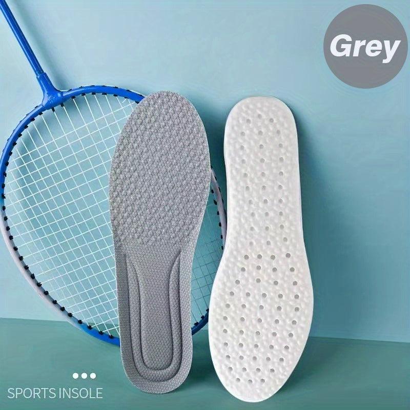 High Elastic 4D Unisex Sport Insoles - Shock Absorbing, Comfortable, Breathable
