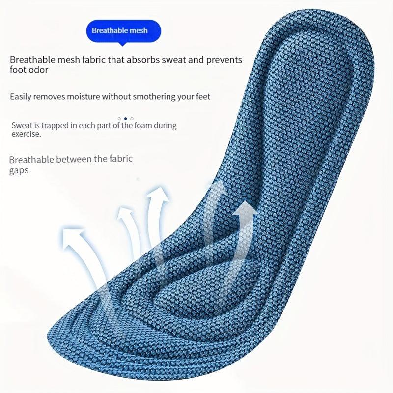 Memory Foam Insoles Arch Support Heel Cushioning