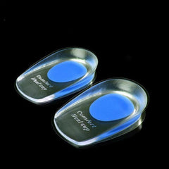 Soft Silicone Gel Heel Insoles Foot Care For Heel Spurs Massager Shoe Pads