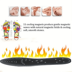 18 Magnet Massage Insoles - Relax Your Feet Instantly