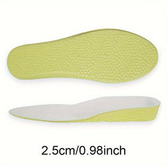 Height Increase Insoles - Popcorn Inside - Odor Resistant - Breathable - Soft