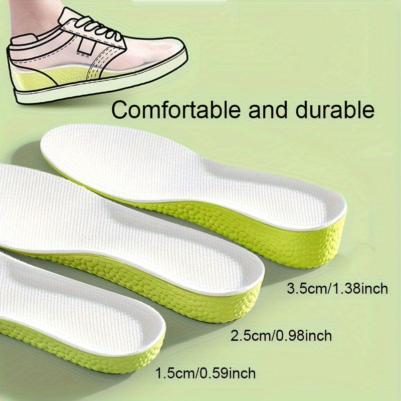 Height Increase Insoles - Popcorn Inside - Odor Resistant - Breathable - Soft