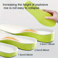 Height Increase Insoles - Popcorn Inside - Odor Resistant - Breathable - Soft