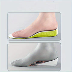 Height Increase Insoles - Popcorn Inside - Odor Resistant - Breathable - Soft