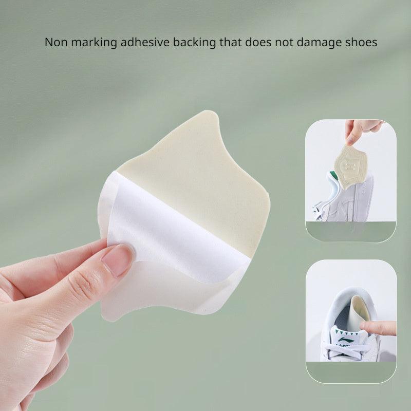 6pcs Sports Shoe Heel Stickers Anti-wear Self-adhesive Shrinkable Code Thickened