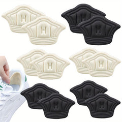 6pcs Sports Shoe Heel Stickers Anti-wear Self-adhesive Shrinkable Code Thickened