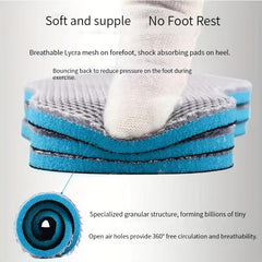 3 Pairs Sports Mesh Insoles - Soft, Comfortable, Breathable
