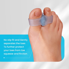 2pcs Set Gel Toe Corrector Big Toe Spacer