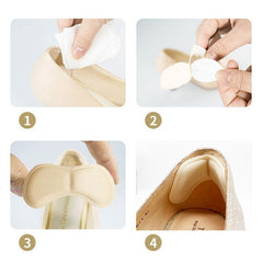 Heel Insoles Pads Anti-wear Cushion Feet Care Protector Sticker Shoes Insert
