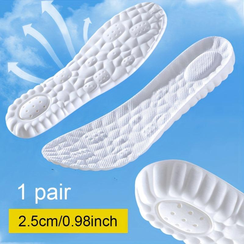 Height Increasing Insoles Soft Sole Sweat/Odor Absorbing Men's Sports Inner Sole