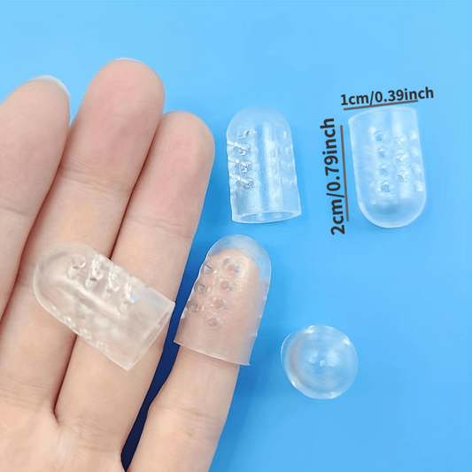 10pcs Gel Toe Caps with Breathable Hole for Corns, Blisters, Ingrown Toenails