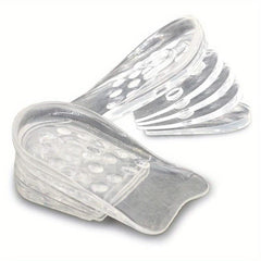 Adjustable 5 Layer Height Increase Insoles Gel Heel Lift Inserts