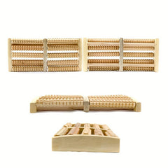 Wooden Foot Massager Roller for Plantar Fasciitis Heel Arch Pain Relief
