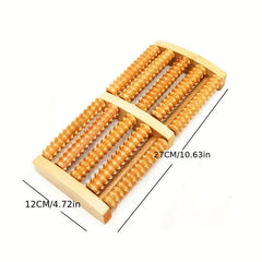 Wooden Foot Massager Roller for Plantar Fasciitis Heel Arch Pain Relief