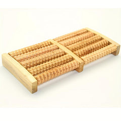 Wooden Foot Massager Roller for Plantar Fasciitis Heel Arch Pain Relief