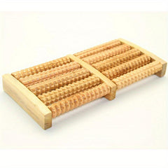 Wooden Foot Massager Roller for Plantar Fasciitis Heel Arch Pain Relief