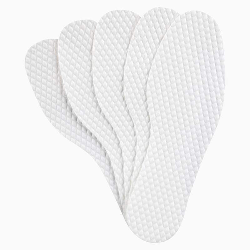 5 Pairs Disposable Insoles Thin Breathable Deodorant Sweat Absorption Shoe Pads