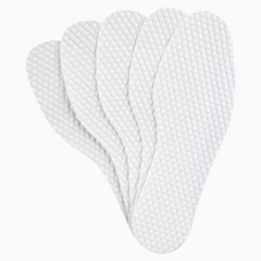 5 Pairs Disposable Insoles Thin Breathable Deodorant Sweat Absorption Shoe Pads