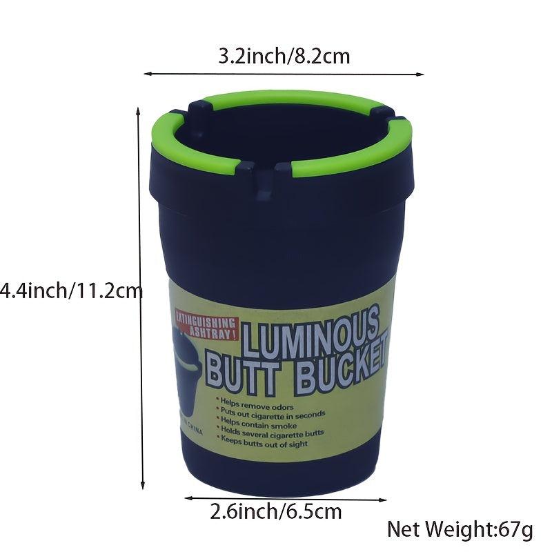 Portable Car Ashtray Luminous Large Capacity Ashtray for Home Hotel Office