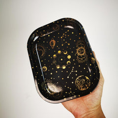 2pcs Creative Pattern Rolling Tray Wake Up Tray Chrismas Ha