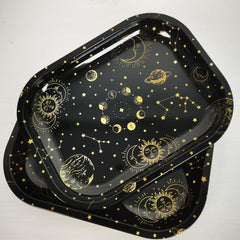 2pcs Creative Pattern Rolling Tray Wake Up Tray Chrismas Ha