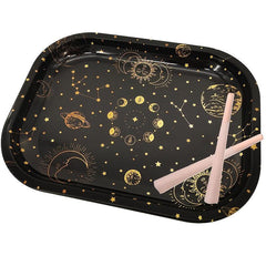 2pcs Creative Pattern Rolling Tray Wake Up Tray Chrismas Ha