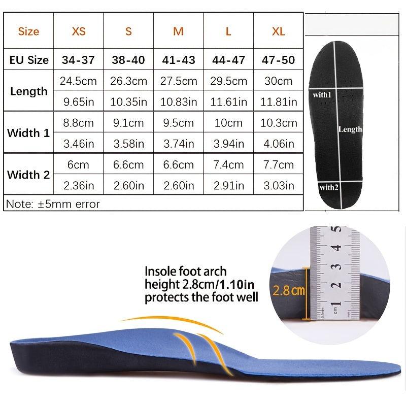 Orthotics Arch Support Shoe Insoles Soft Light Insert Pads Cushion Foot