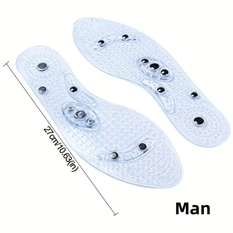 Acupressure Magnetic Massage Insoles Men Women Foot Massager Shoe Pad