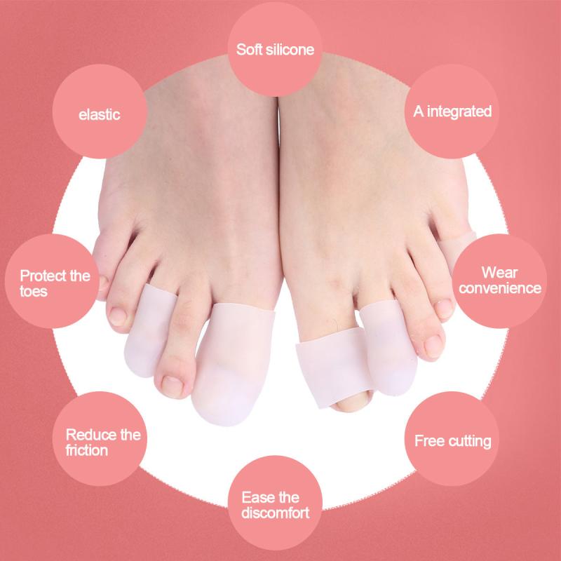 Gel Toe Protector Caps Toe Protectors Soft Gel Toe Sleeves For Corns Remover
