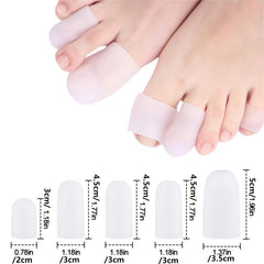 Gel Toe Protector Caps Toe Protectors Soft Gel Toe Sleeves For Corns Remover