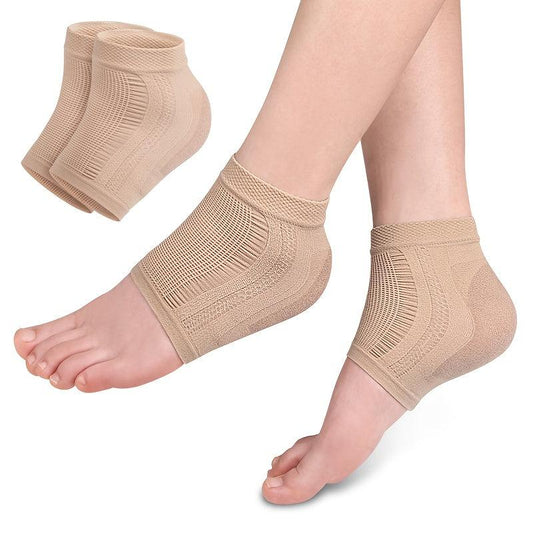 Soft Gel Heel Socks Moisturizing Anti-Cracking Half Covers