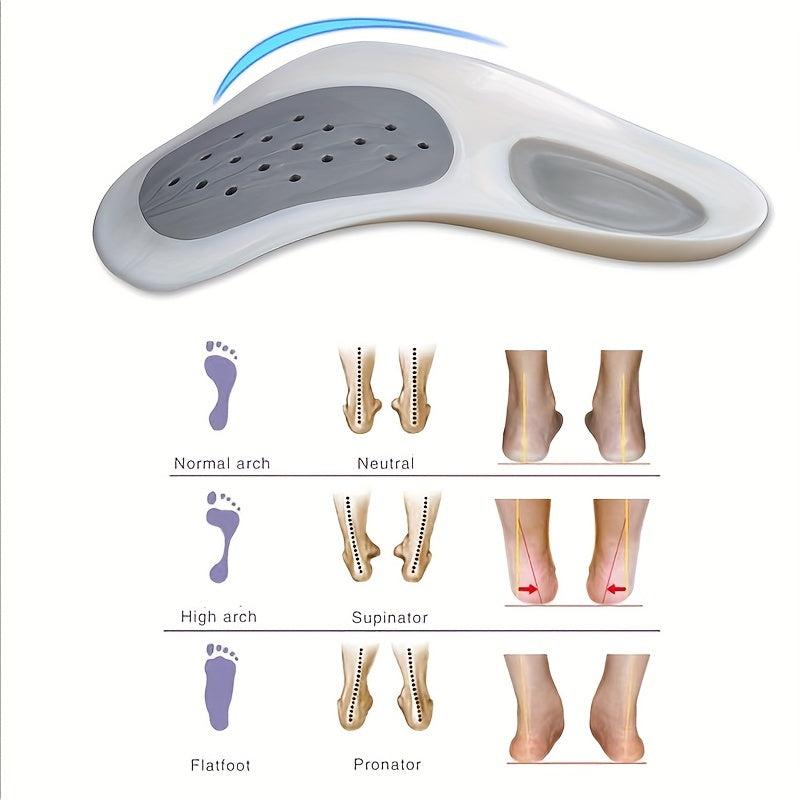 Foot Orthotics Plantar Fasciitis Arch Support Insoles Relieve Pain