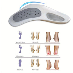 Foot Orthotics Plantar Fasciitis Arch Support Insoles Relieve Pain