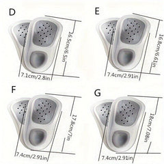 Foot Orthotics Plantar Fasciitis Arch Support Insoles Relieve Pain