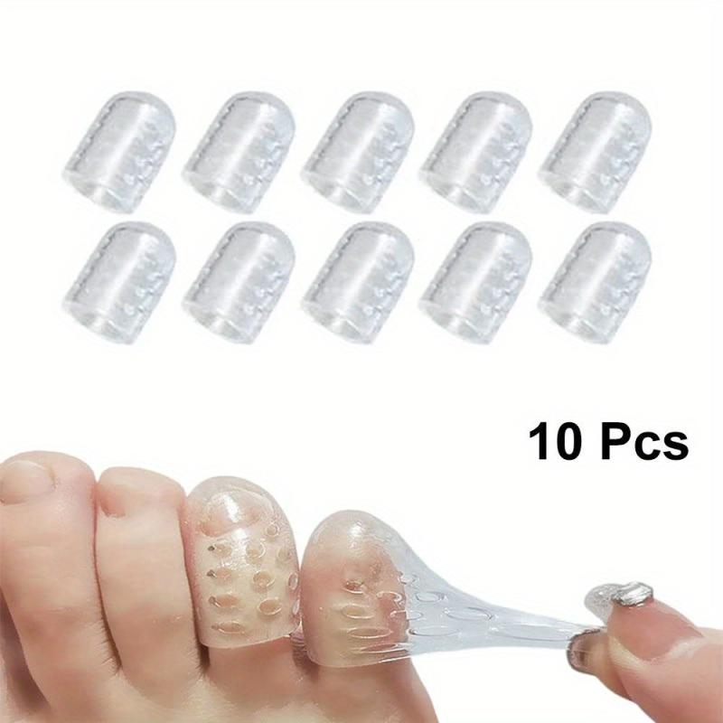 Silicone Toe Protector Separated Toes Breathable Anti-abrasion Anti-sweat 20pcs