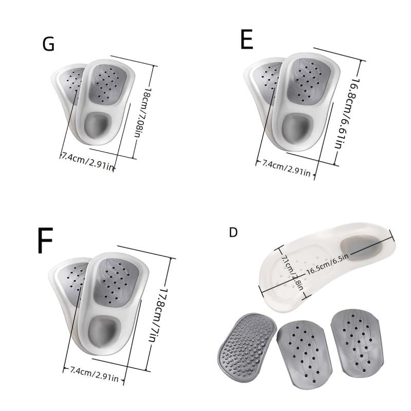 Plantar Fasciitis Arch Support Insoles Improve Balance Alignment