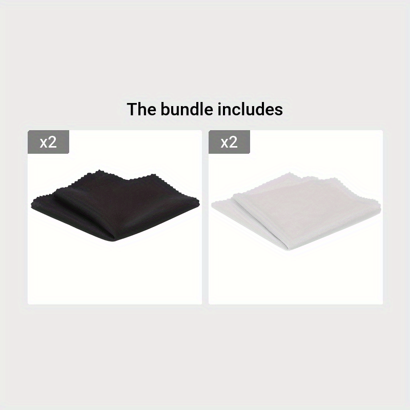 10-Pack Microfiber Cleaning Cloths for Glasses & Screens