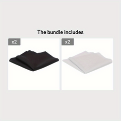 10-Pack Microfiber Cleaning Cloths for Glasses & Screens