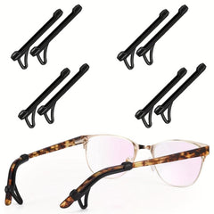8pcs Anti-slip Glasses Sleeves Ear Pad Silicone Hooks