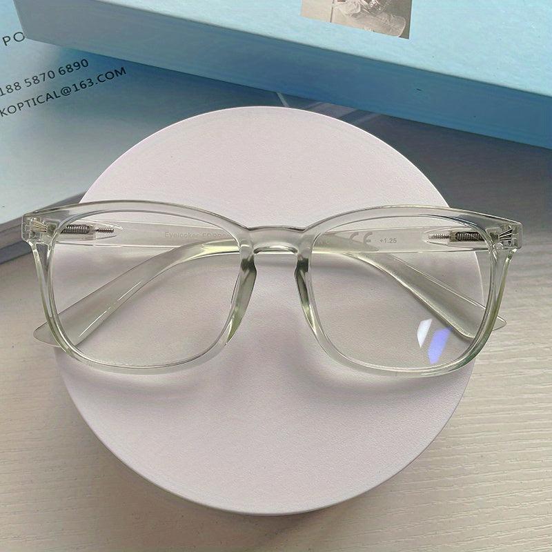 Light Blocking Reading Glasses Men Women Oversized Computer Readers Anti UV Ray