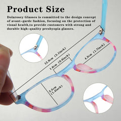 Wood Grain Oval Reading Glasses for Men & Women 1.00-3.50
