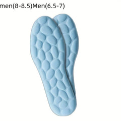 1pair 4D Shock Absorption Flexible Insole Memory Foam Insole Pad
